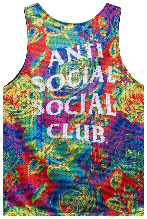 Anti Social Social Club Pedals On The Floor Reversible Mesh Tank Top 'Multicolor'