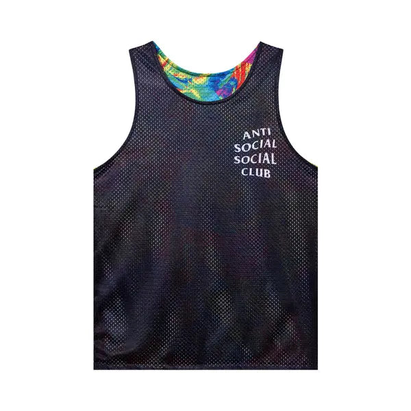 Anti Social Social Club Pedals On The Floor Reversible Mesh Tank Top 'Multicolor'