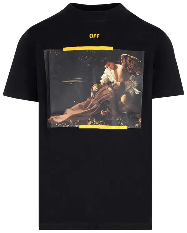 Off-White Caravaggio Print T-Shirt 'Black/White'