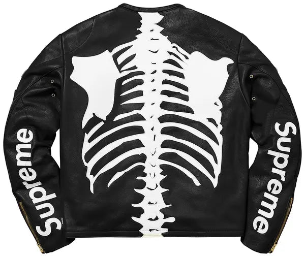 Supreme x Vanson Leather Bones Jacket 'Black'