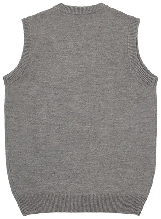 Palace Rose Knit Vest 'Grey'