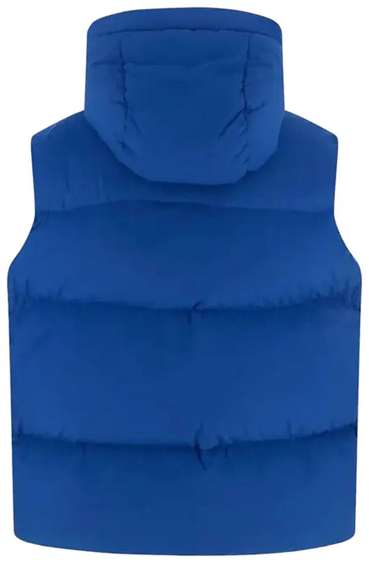 Off-White Bounce Hooded Down Vest 'Peacock/White'