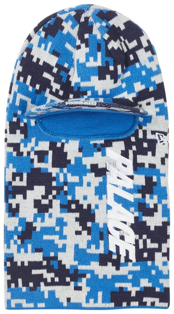 Palace x New Era Peaked Balaclava 'Blue Camo'