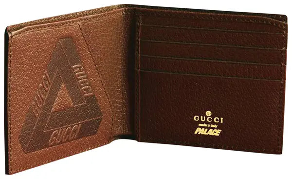 Gucci x Palace GG-P Supreme Bi-Fold Wallet 'Beige'