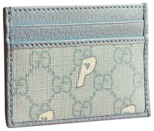 Gucci x Palace GG-P Card Case 'Pale Blue'