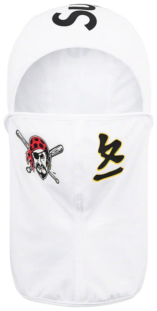 Supreme x MLB Kanji Teams Lightweight Balaclava - Pirates 'White'