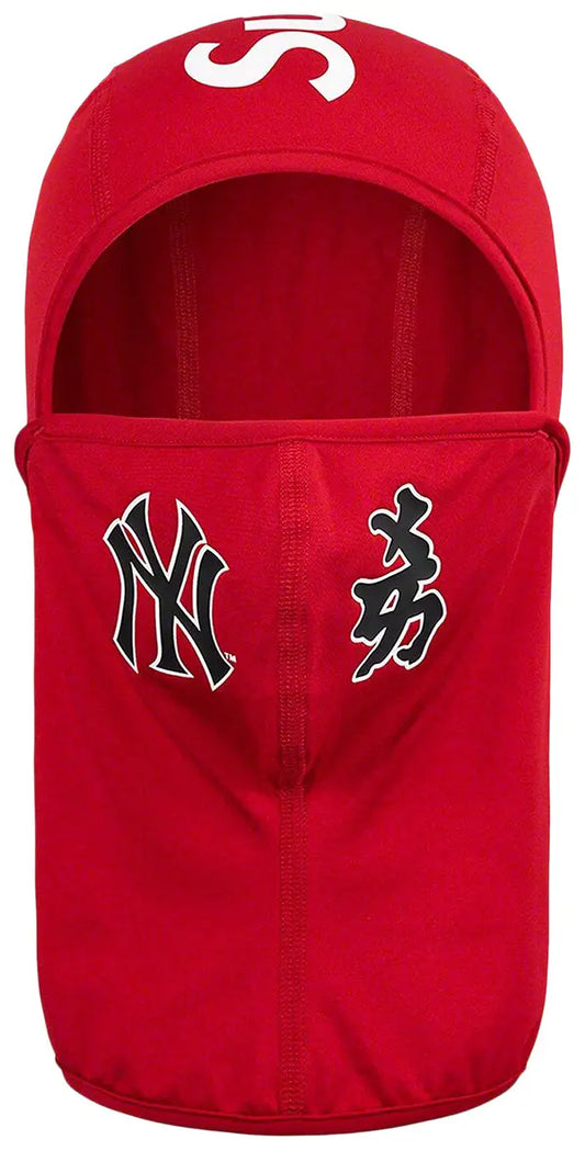 Supreme x MLB Kanji Teams Lightweight Balaclava - Yankees 'Red'