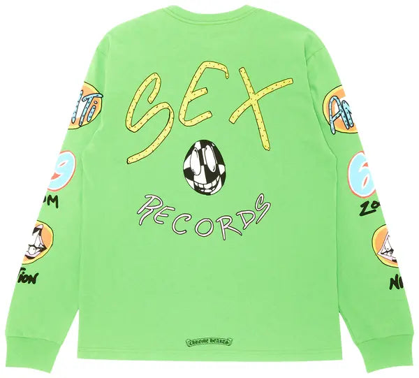 Chrome Hearts x Matty Boy Sex Records Long-Sleeve T-Shirt 'Green'