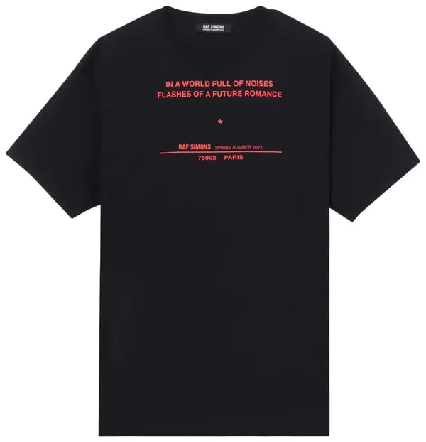 Raf Simons Solemn X Oversized T-Shirt 'Black'