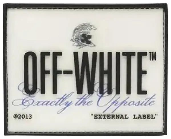 Off-White Logo Patch Card Case 'Black/Multicolor'