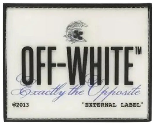 Off-White Logo Patch Card Case 'Black/Multicolor'