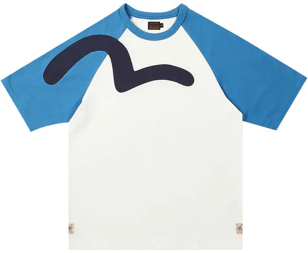 Palace x Evisu Seagull Raglan T-Shirt 'Off White'