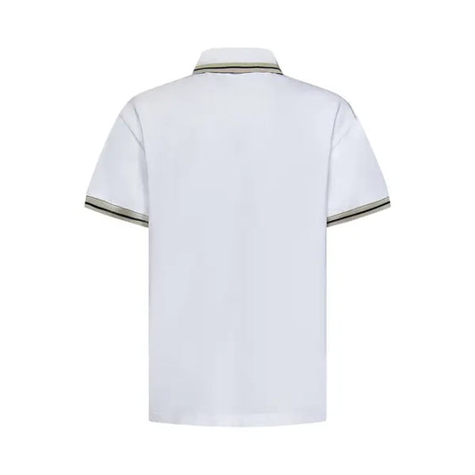 Palm Angels Classic Logo Polo Shirt 'White/Black'