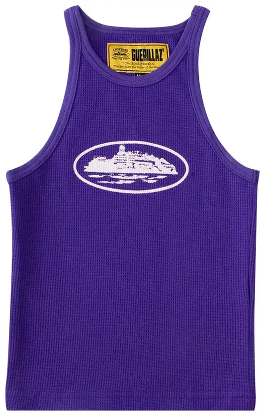 Corteiz Alcatraz Tank Top 'Purple'