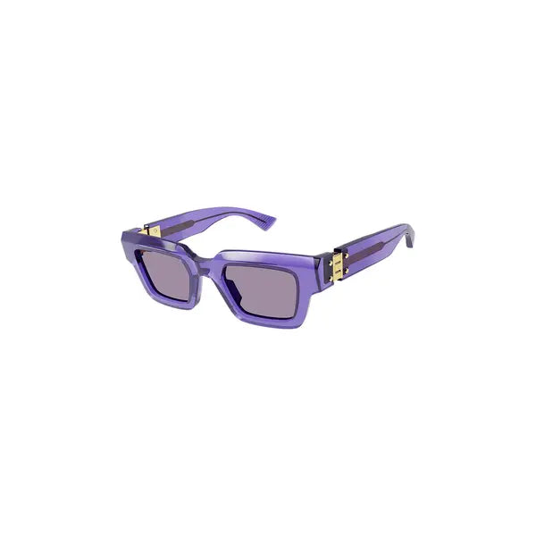 Bottega Veneta Rectangular Frame Sunglasses 'Violet'