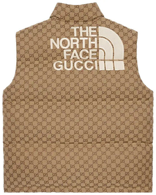 Gucci x The North Face Down Vest 'Beige/Ebony'