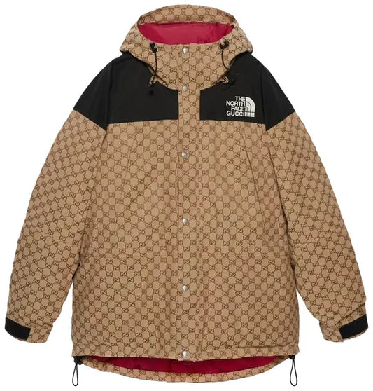 Gucci x The North Face Down Jacket 'BeigeEbonyBlack'