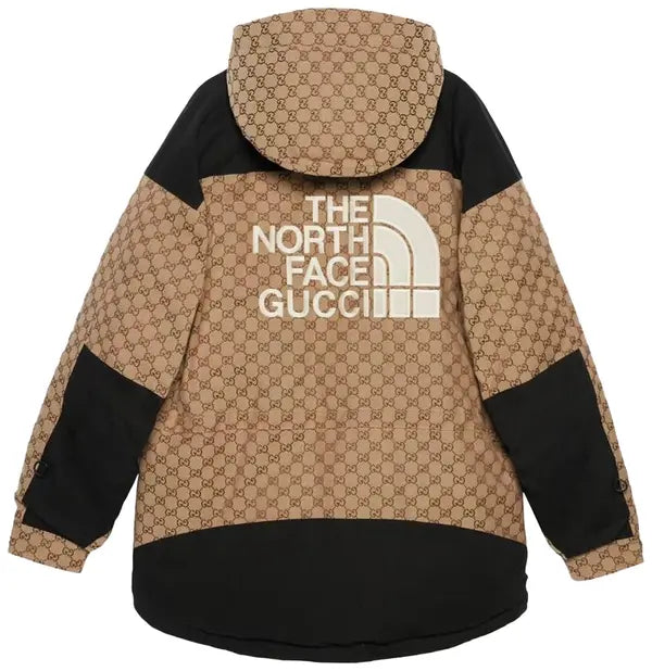 Gucci x The North Face Down Jacket 'BeigeEbonyBlack'