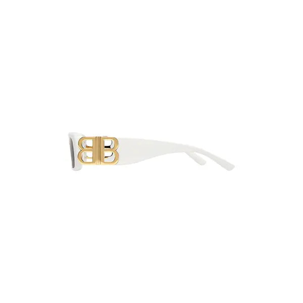 Balenciaga Dynasty Rectangle Sunglasses 'White'