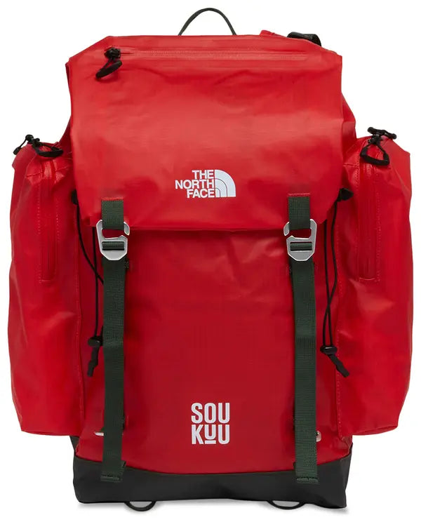 The North Face x Undercover SOUKUU Backpack 'Dark Cedar Green/High Risk Red'