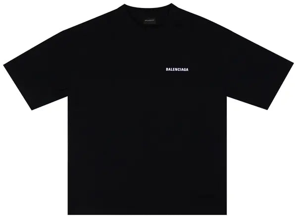 Balenciaga Logo T-Shirt 'Black'