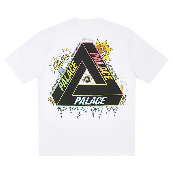 Palace Tri-Lottie T-Shirt 'White'