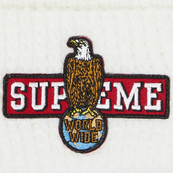 Supreme Eagle Beanie 'White'