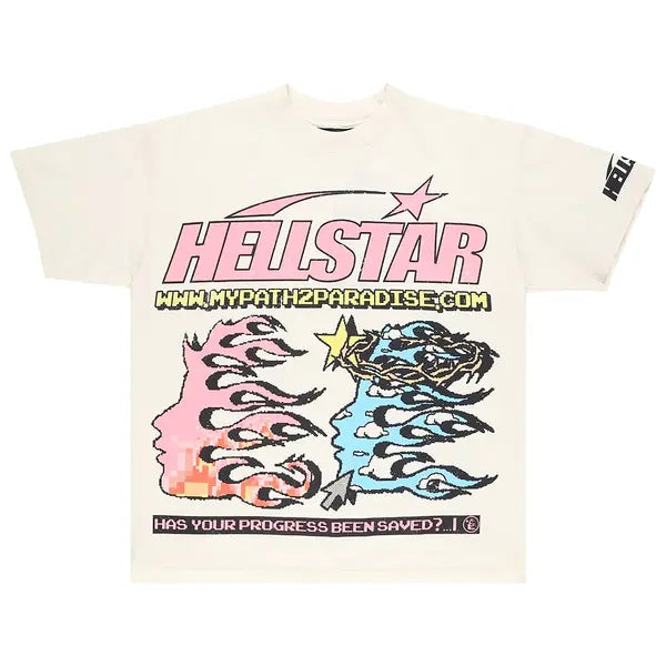 Hellstar Pixel T-Shirt 'White'