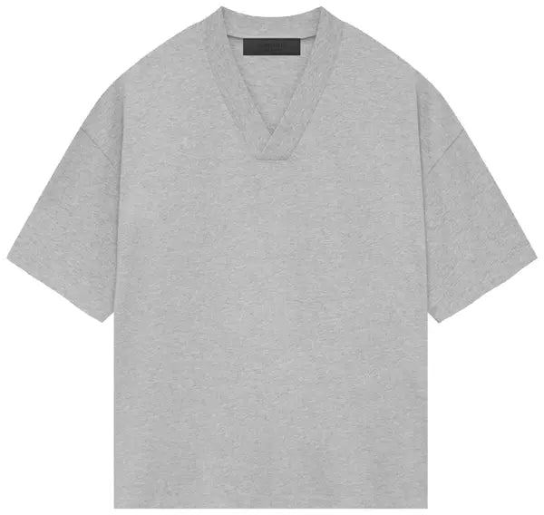 Fear of God Essentials V Neck T-Shirt 'Light Heather Grey'