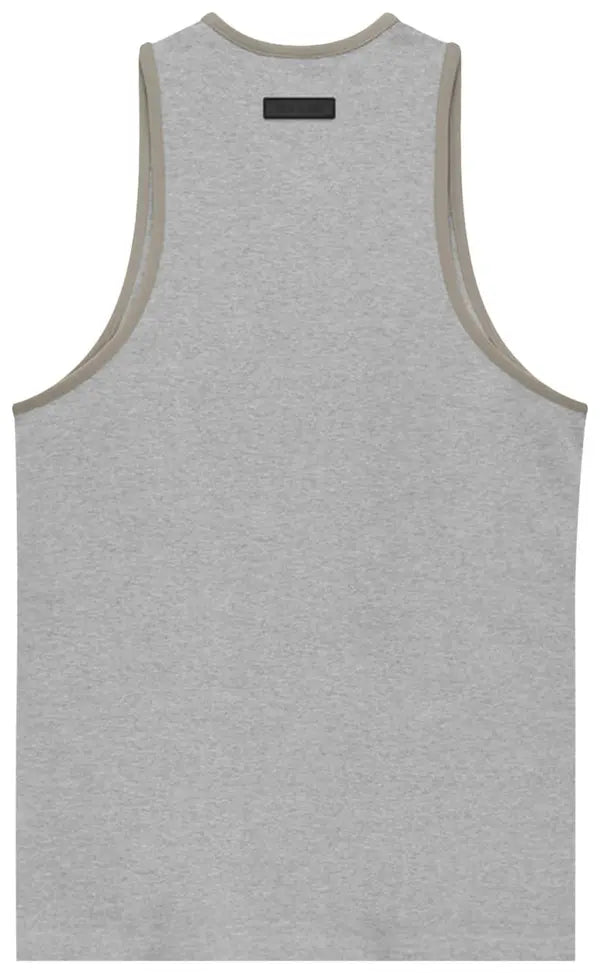 Fear of God Essentials Heavy Jersey Tank Top 'Light Heather Grey'