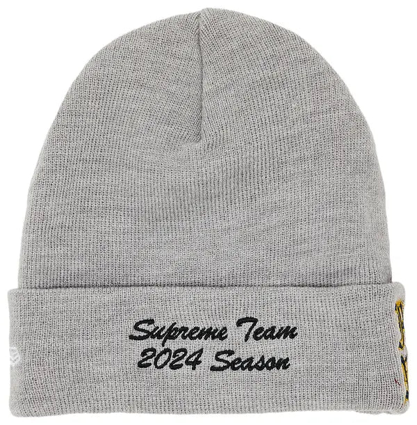 Supreme x New Era Salvation Beanie 'Heather Grey'