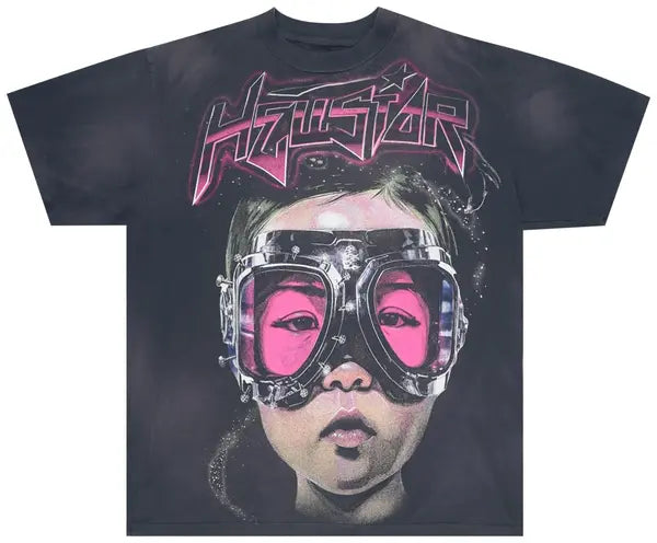 Hellstar The Future T-Shirt 'Black/Pink'