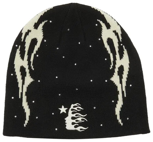 Hellstar Flame Beanie 'Black'