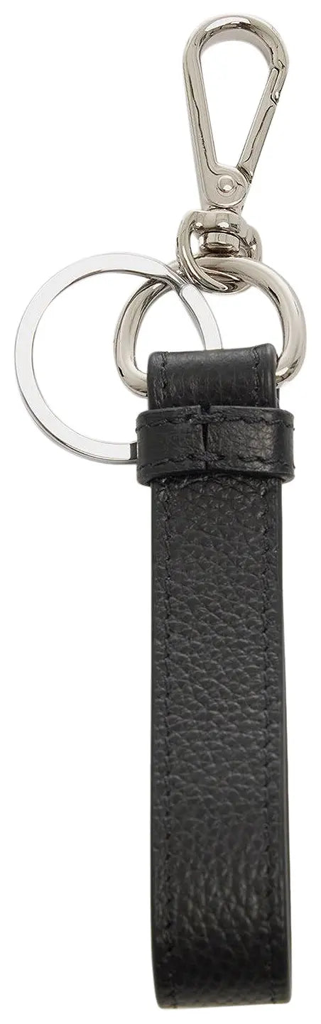 Marni Calf Leather With Mending Key Ring 'Black'