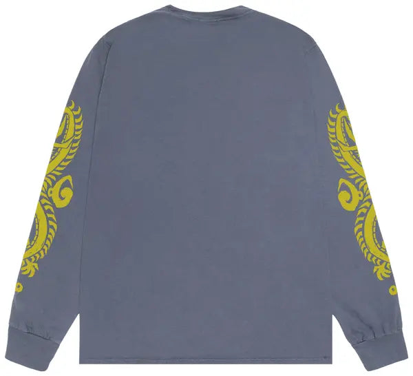 Stussy Dragons Long-Sleeve Tee 'Indigo'