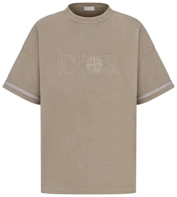 Dior x Stone Island T-Shirt 'Brown'