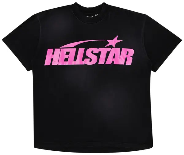 Hellstar Classic T-Shirt (Regular Print) 'Black/Pink'M