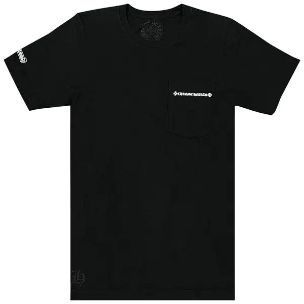 Chrome Hearts Cross Tire Tracks Pocket T-Shirt 'Black'