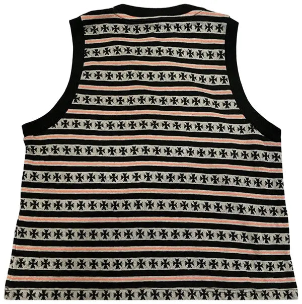 Chrome Hearts Matty Boy Chomper Stripe Tank Top 'BlackMulticolor'