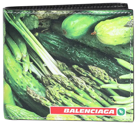 Balenciaga Antwerp Square Folded Coin Wallet 'Veggie'