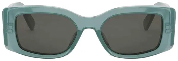 CELINE Square Sunglasses 'Shiny Light Green/Smoke'