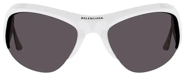 Balenciaga Cat Eye Sunglasses 'White/Silver/Grey'