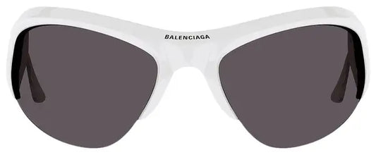 Balenciaga Cat Eye Sunglasses 'White/Silver/Grey'