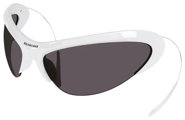 Balenciaga Cat Eye Sunglasses 'White/Silver/Grey'