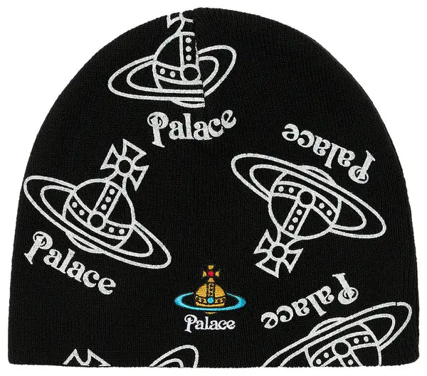 Palace x Vivienne Westwood Jersey Beanie 'Black'