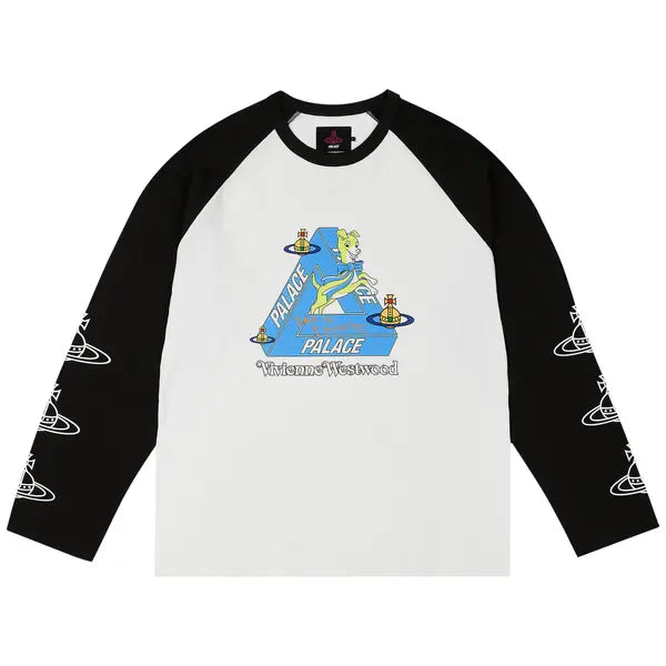 Palace x Vivienne Westwood Raglan Long-Sleeve 'White/Black'