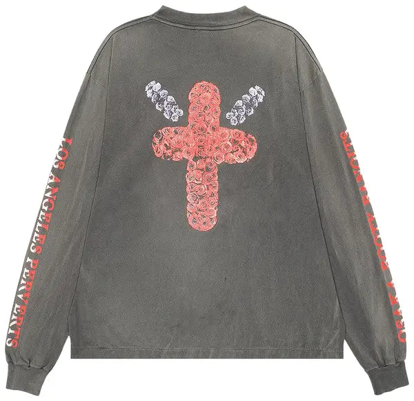 SAINT Mxxxxxx Born Saint Long-Sleeve T-Shirt 'Black'