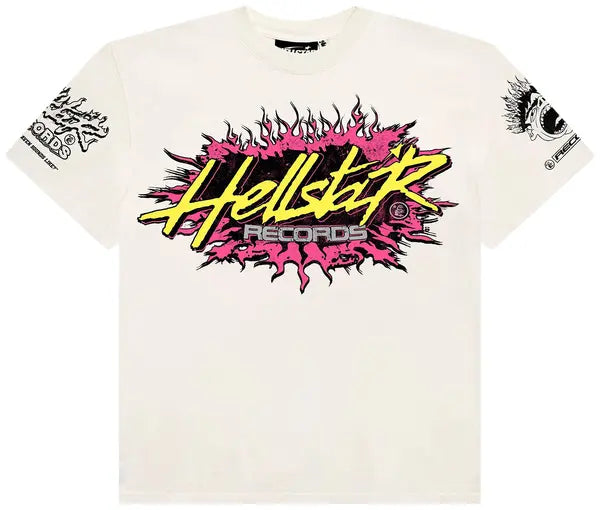 Hellstar Records T-Shirt 'White'