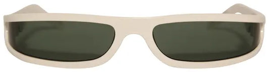 Rick Owens Fog Sunglasses 'Pearl Temple/Forest'