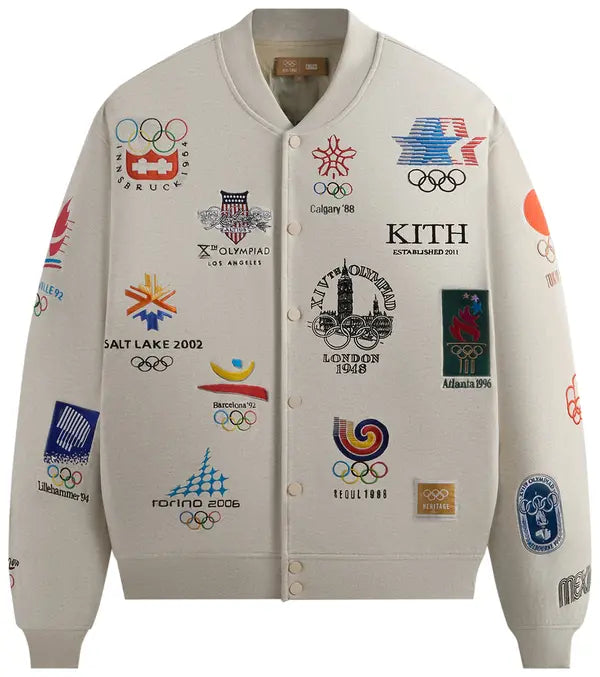 Kith for Olympics Heritage Marvin Bomber Jacket 'Sandy Heather'